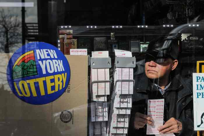 A Massapequa Park man cashed in on a $4 million Mega Million lottery ticket.