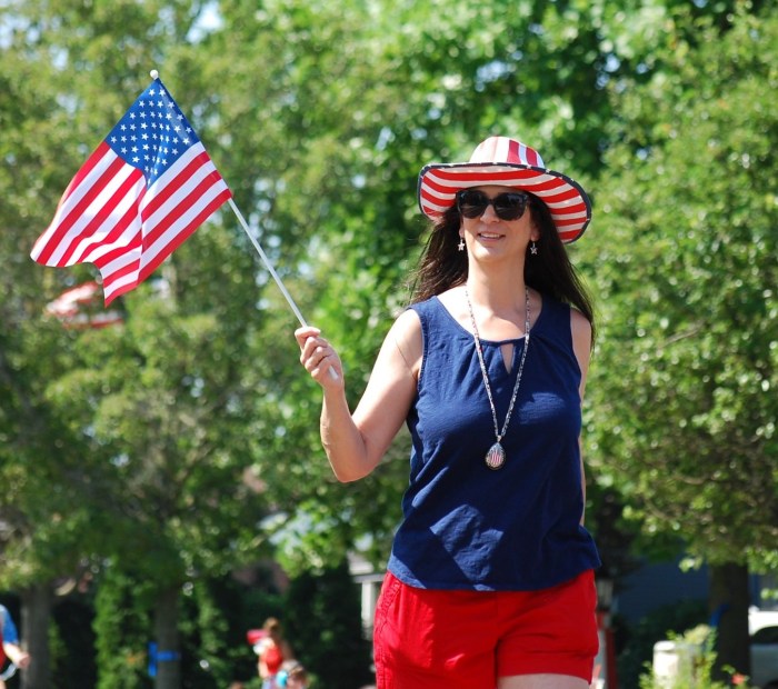 Wantagh's July 4 parade started on Park Avenue and ended at Wantagh Elementary School.