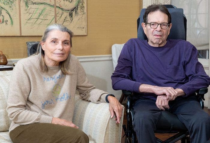 Jeannette and Jonathan Rosen (L. and R.) donate $1 million to Northwell's Glen Cove Hospital for a Parkinson's outpatient program.