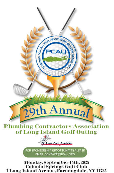 Plumbing Contractors Association of Long Island is hosting its annual golf outing in Farmingdale.
