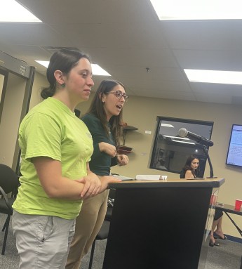Representatives of U.S. Geological Survey presented their proposal of a tide gauge at Bay Walk Park, after the board approved a new contractor law.