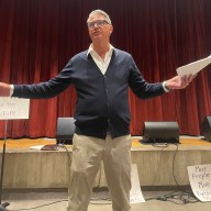 Thomas Plominski, a Manorhaven resident, helped spearhead a public meetings to inform residents about overdevelopment in Manorhaven.