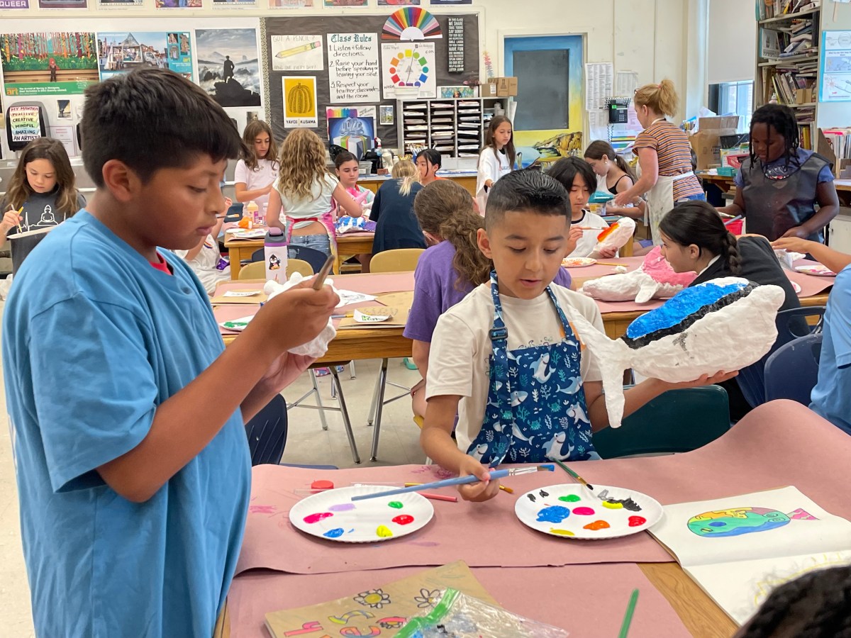 HEARTS Port Washington launched a new visual arts summer program, free of charge.
