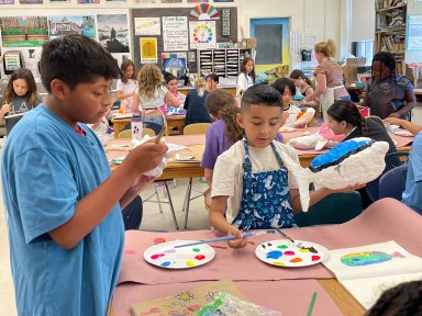 HEARTS Port Washington launched a new visual arts summer program, free of charge.