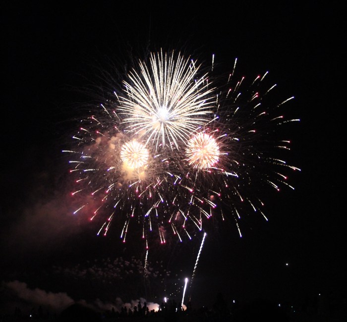 Fireworks presented by Garden State Fireworks.