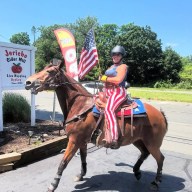 Even four-legged friends visit the Jericho Cider Mill.