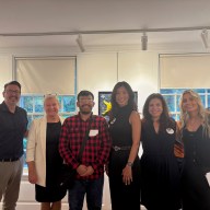 (L. to R.) John Filek, Sue Ruzenski, David Gonzales, Katie Bellomo, Lisa Grossman and Antonia Isnardi.
