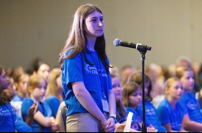 Olivia Talalay met with people in D.C. to advocate for type 1 diabetes policies.