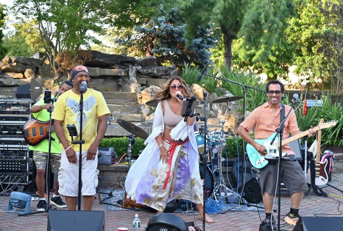 Nu Groove performed in front of the crowd in Westbury.