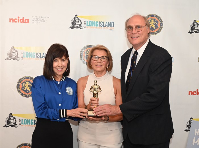 The Alan Fortunoff Humanitarian Film Award went to “Operation Babylift 50 Years Later - Wendy Knecht, Linda Freire, Chair at Pan Am Museum Foundation & George Fleckenstein, Pan Am Museum Foundation Director.