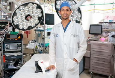 Dr. Ajay Padaki, Northwell orthopedic surgeon, completed the first BEAR implant procedure at Syosset Hospital.
