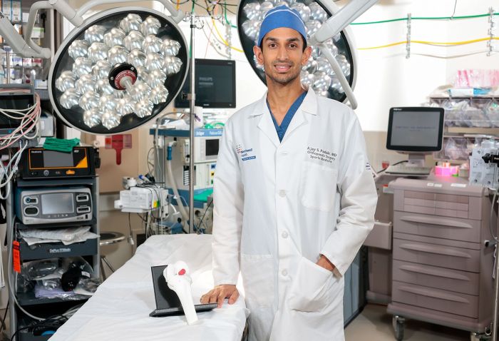 Dr. Ajay Padaki, Northwell orthopedic surgeon, completed the first BEAR implant procedure at Syosset Hospital.