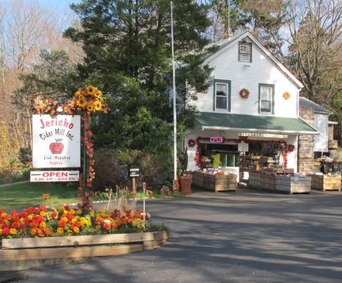 The Jericho Cider Mill, located on Route 106, has offered fresh cider for over 200 years.