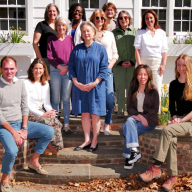 North Shore Land Alliance President Lisa Ott (Center) with the nonprofit's staff.