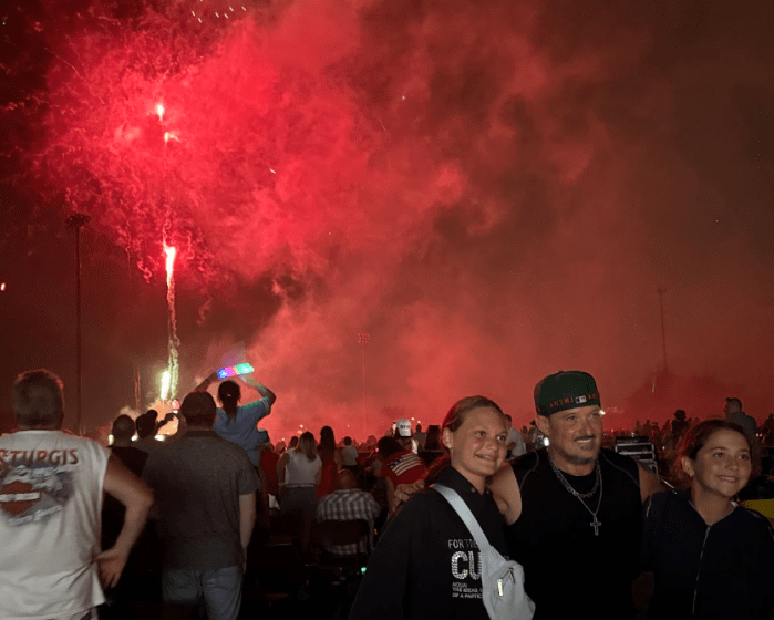 “Salute to America” fire work show