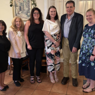 Public Relations Professionals of Long Island new board of officers and directors; (left to right) Theresa Jacobellis, Gail Deutchman, Deana Ambrosio, Janine Logan, Mark Grossman and Alexandra Zendrian.