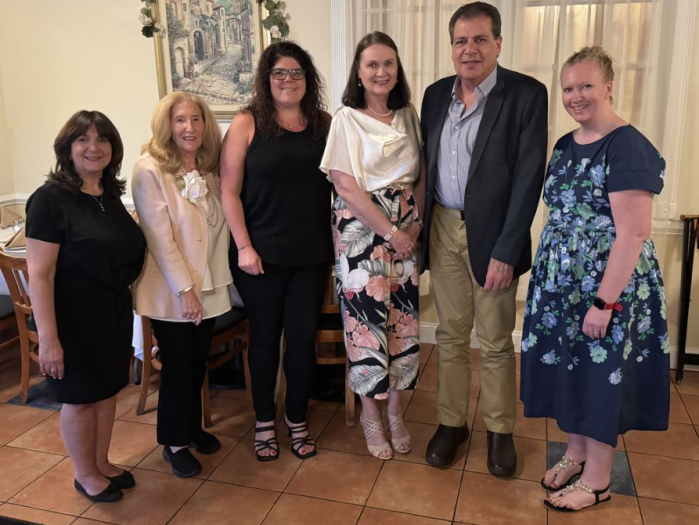 Public Relations Professionals of Long Island new board of officers and directors; (left to right) Theresa Jacobellis, Gail Deutchman, Deana Ambrosio, Janine Logan, Mark Grossman and Alexandra Zendrian.