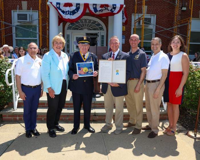 Timothy Jaccard was awarded the state Liberty Medal.