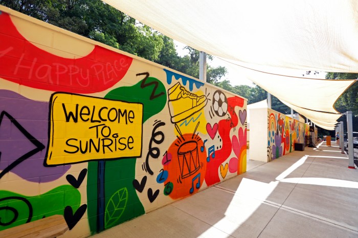 Mural painted by Corey Paige.