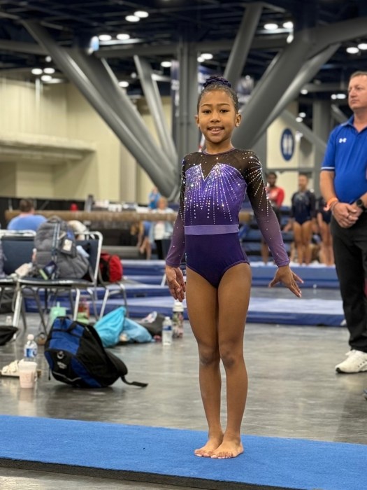 Caila Smith qualified for the vault event after placing third in the preliminary competition against 64 other gymnasts.