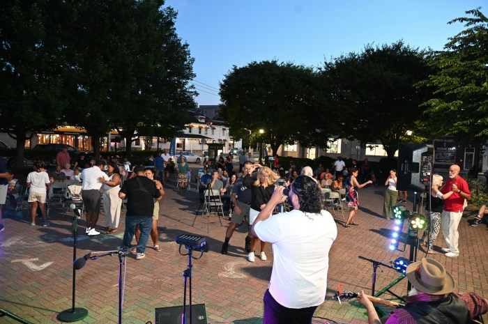 Latin-Pop powerhouse Johnny Bliss performing at the Westbury Arts Summer Concert Series