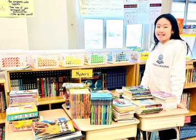 Great Neck's Madeleine Chin, 12, launched her nonprofit Mindful Reading to promote childhood literacy.
