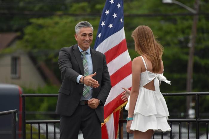 Howitt Middle School’s eighth grade students were celebrated at a moving up ceremony.