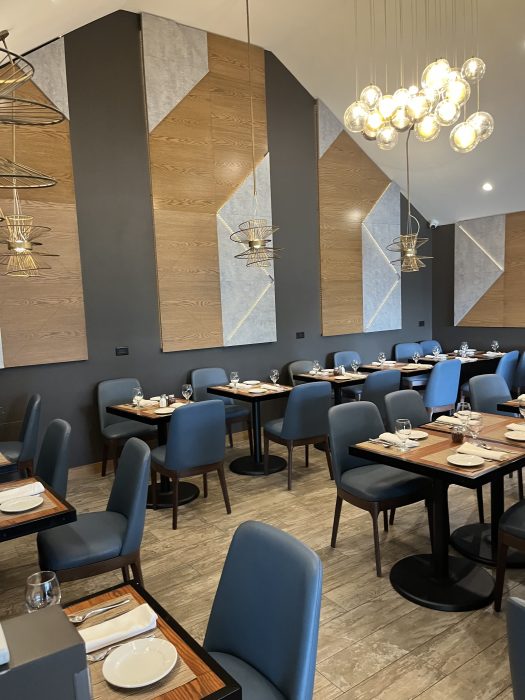 The grill was updated over a year long process.