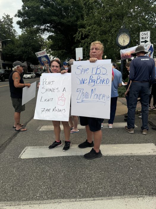 Port Washington residents were protesting more than just ICE on Long Island.