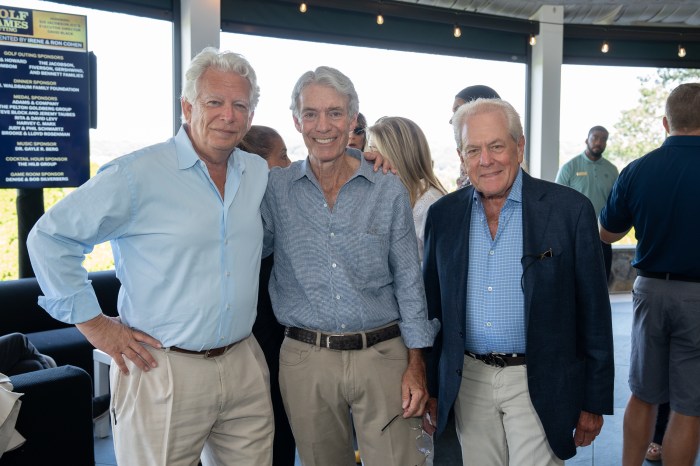 (L. to R.) David Black, Howard Rombom and Harvey Marx.