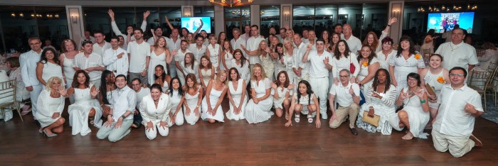 Night in White Guests at the gala held at North Hempstead Country Club in Port Washington.