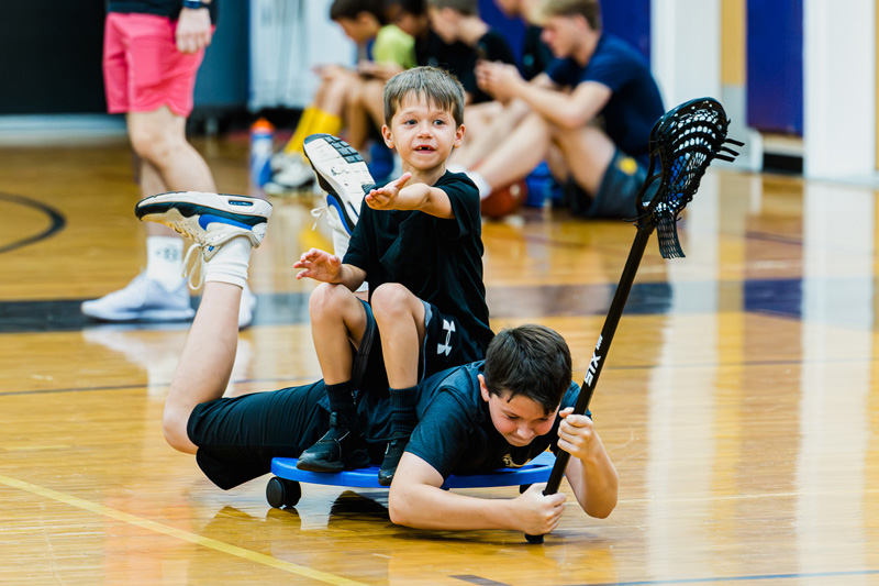 Campers learn a variety of skills throughout the summer in Oyster Bay's Project Adventure program