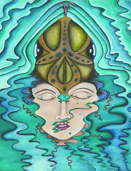 Swersey uses her artwork to explore and represent different phobias.