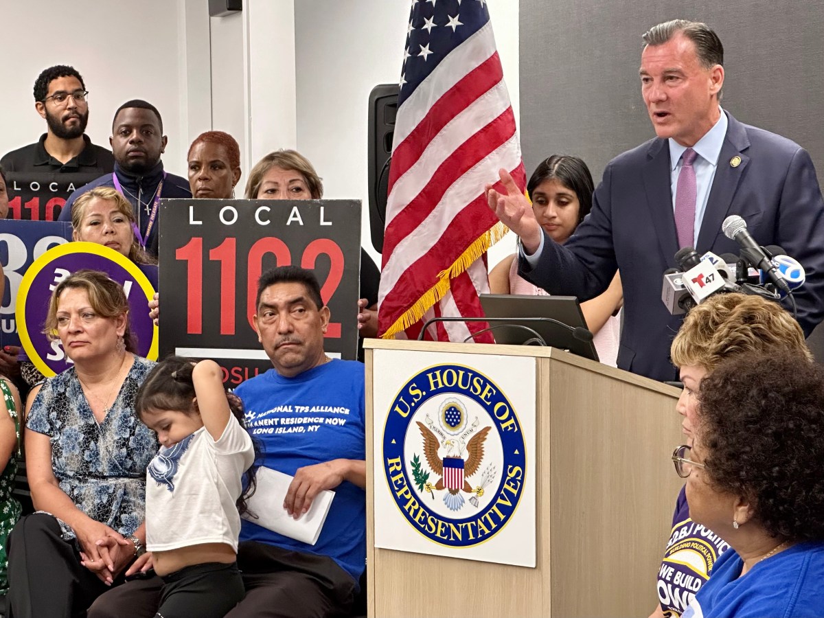 Rep. Tom Suozzi advocated for the Temporary Protected Status, or TPS, to be preserved for Hondurans ahead of its scheduled ending in September.