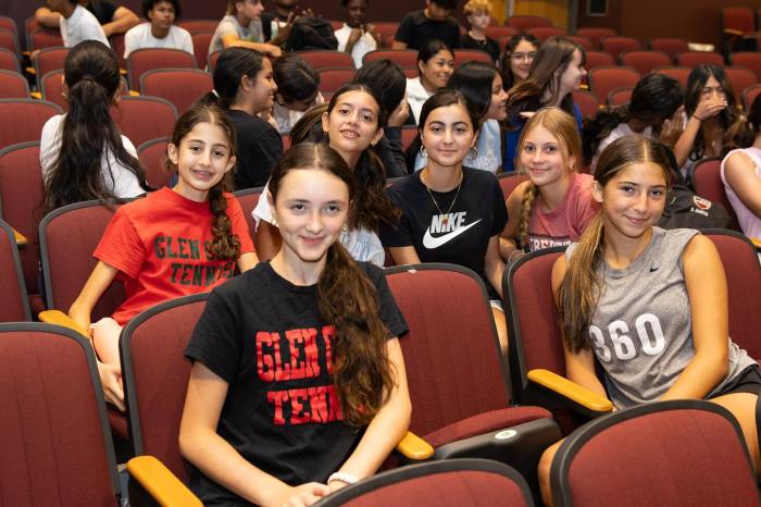 Glen Cove's Class of 2029 visits the high school for the first time before school starts.