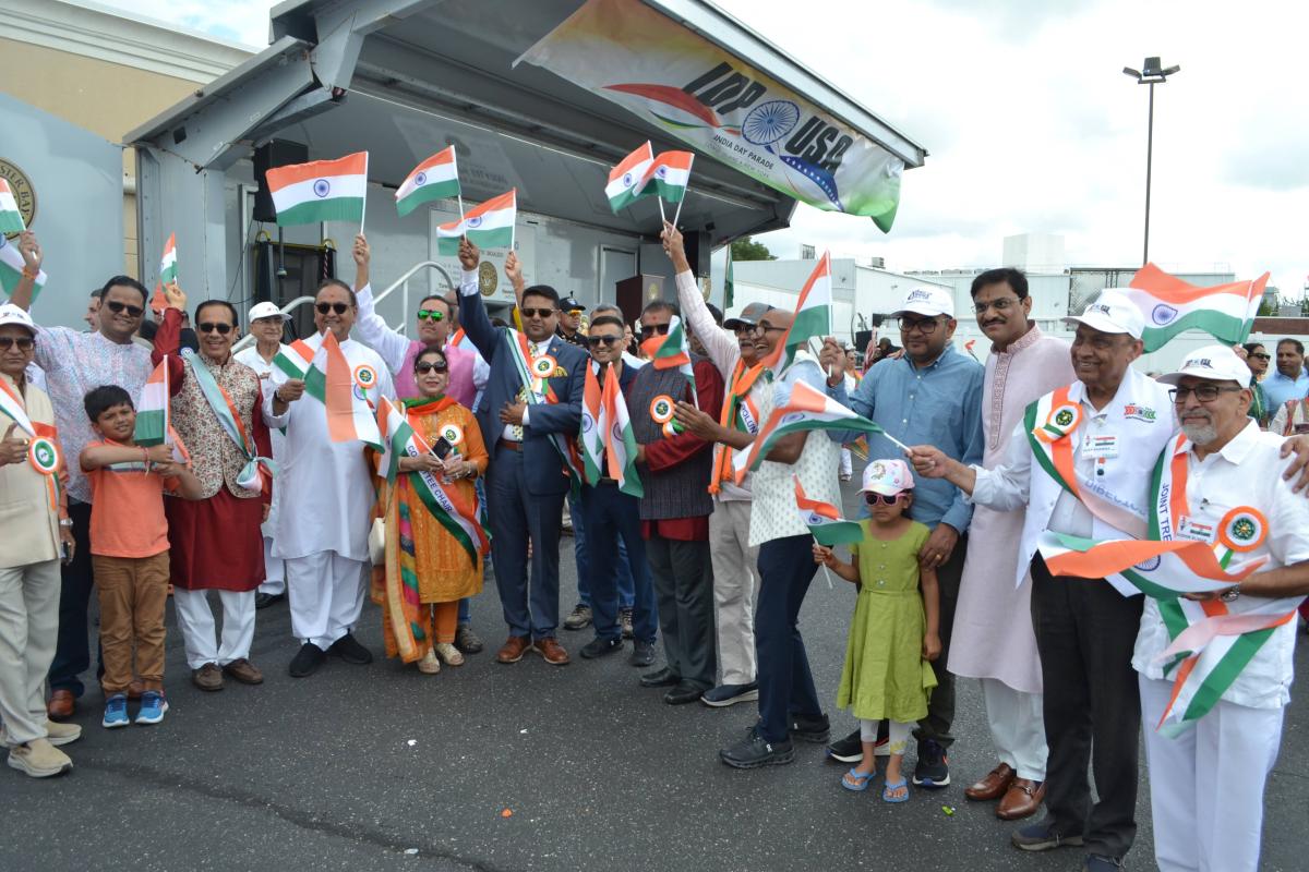 The 14th annual Indian Independence Day parade took to the streets in Hicksville.