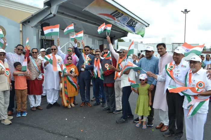 The 14th annual Indian Independence Day parade took to the streets in Hicksville.