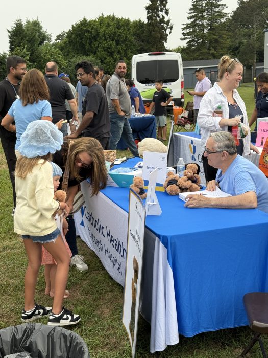 Hundreds gathered throughout Nassau County for National Night Out, an event dedicated for getting the community closer to local police and organizations.