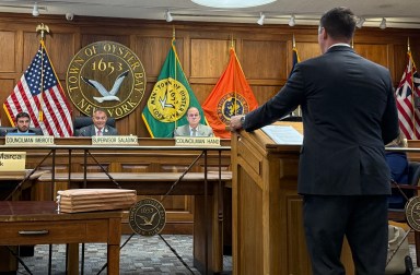 A proposal for a 936-unit self-storage facility in Hicksville was brought to the Oyster Bay Town board.