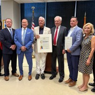 Nassau County Executive Bruce Blakeman applauded the Sullivan Papain Block McGrath Coffinas & Cannavo P.C. law firm 25 years after one of the largest settlements in U.S. history.