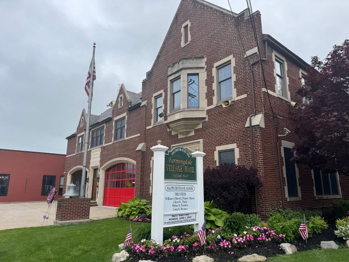 Farmingdale Village is not worried about the lack of a county legislator.