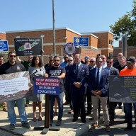 Labor unions push wage theft law after Uniondale school district contractor fraud