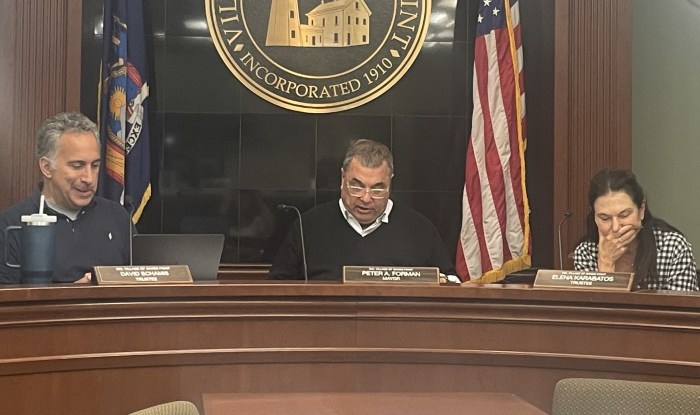 The Sands Point Board of Trustees updated multiple village codes.