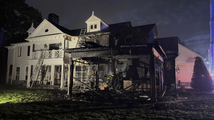 The top 5 stories in Long Island Press this week includes a fire in Old Westbury that required 100 responding firefighters.