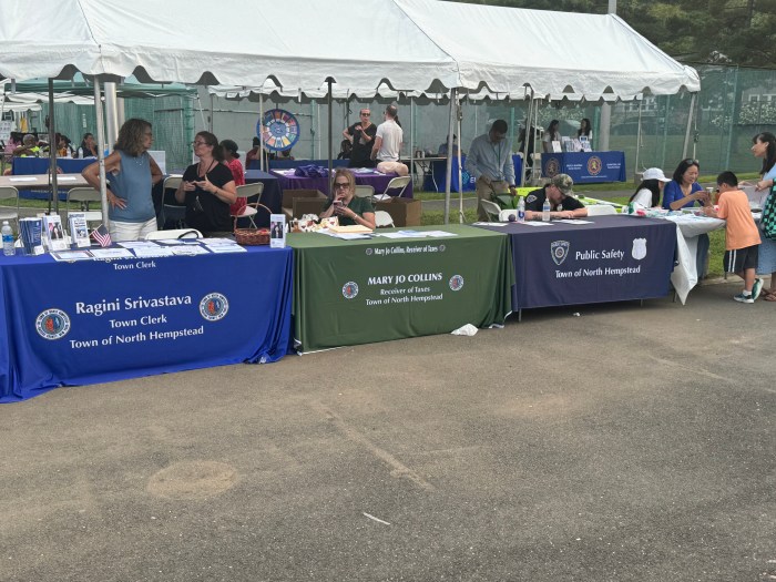 Members of the Town of North Hempstead were on display at National Night Out.