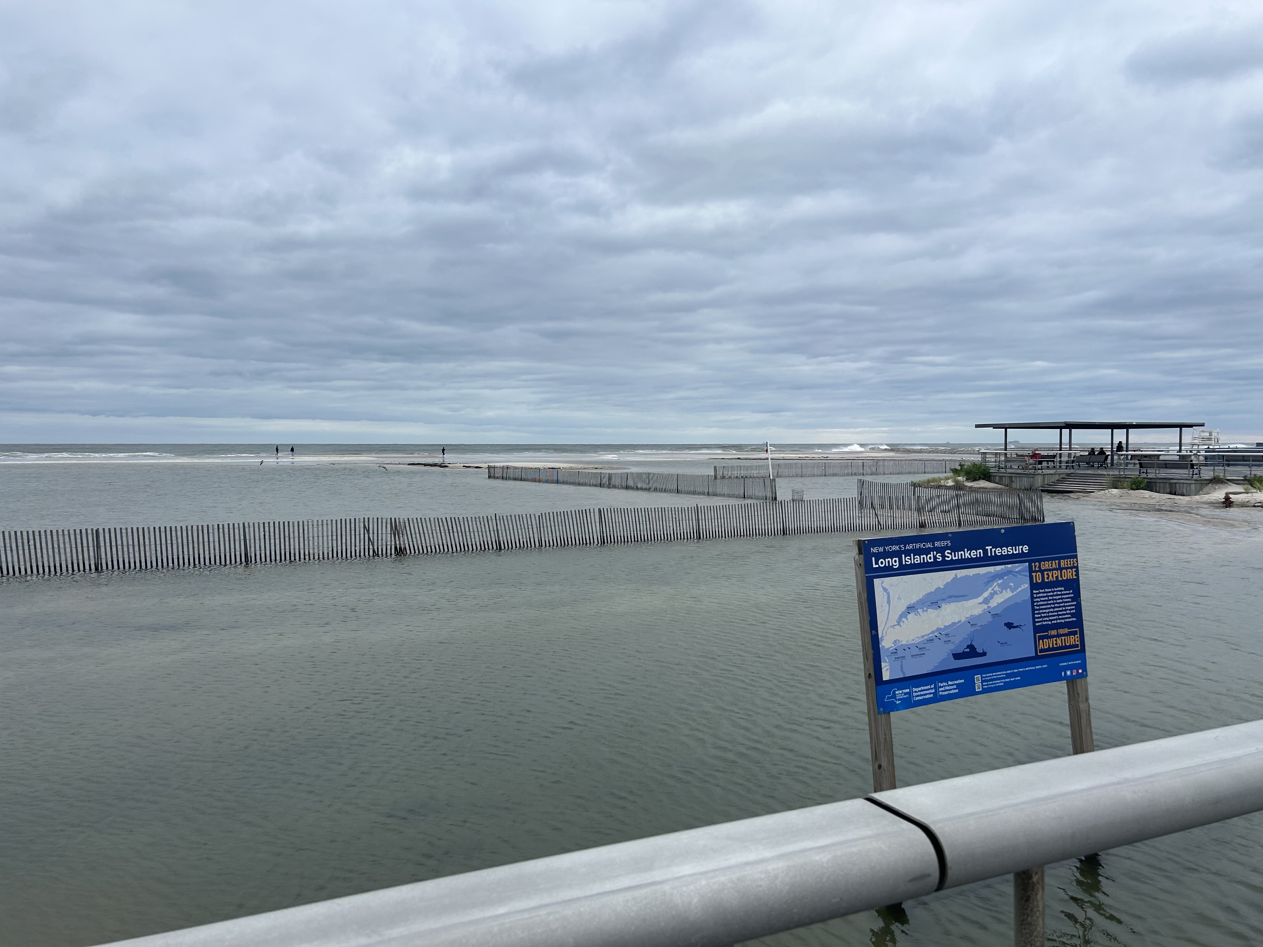 Hurricane Erin floods Jones Beach on Long Island, 2025