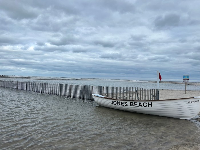 Hurricane Erin floods Jones Beach on Long Island, 2025