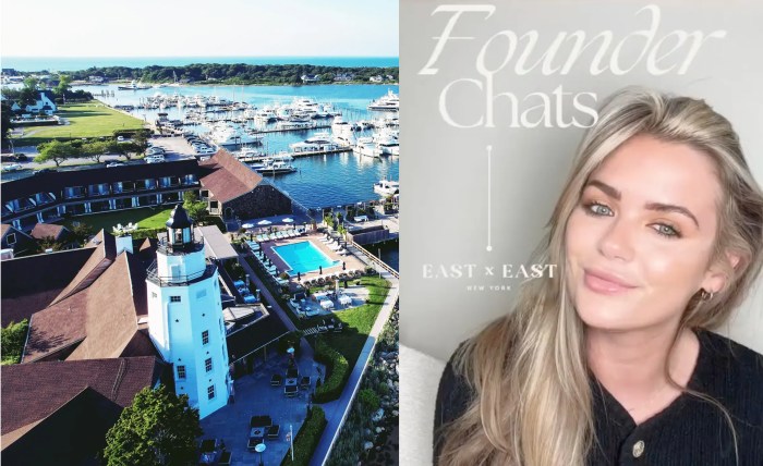 The Montauk Yacht Club on Star Island; Martha Nolan, an NYC influencer who was found dead on a Montauk boat on August 5.