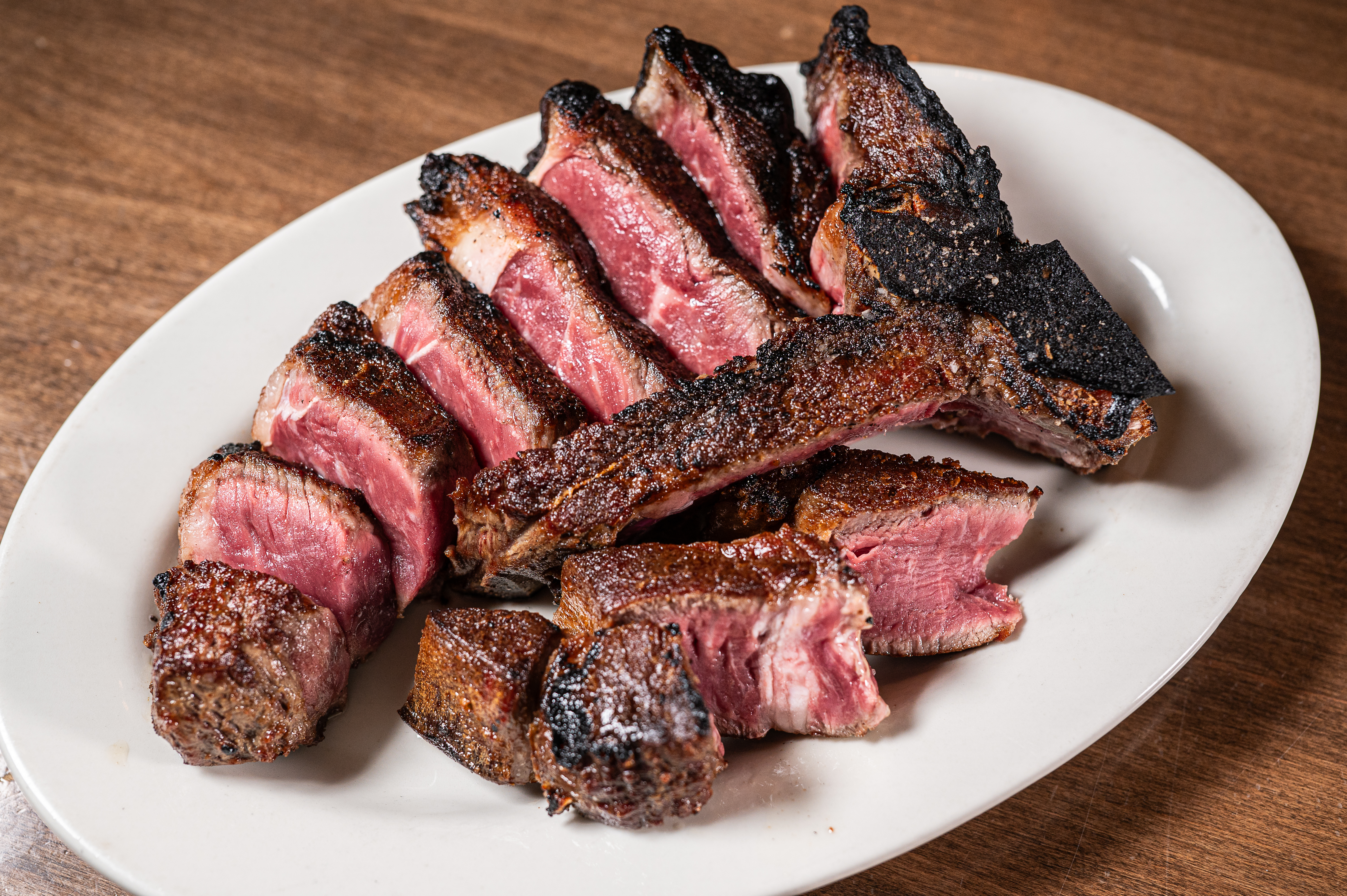 The steak at Anthony Scotto's Blackstone is a must-try.