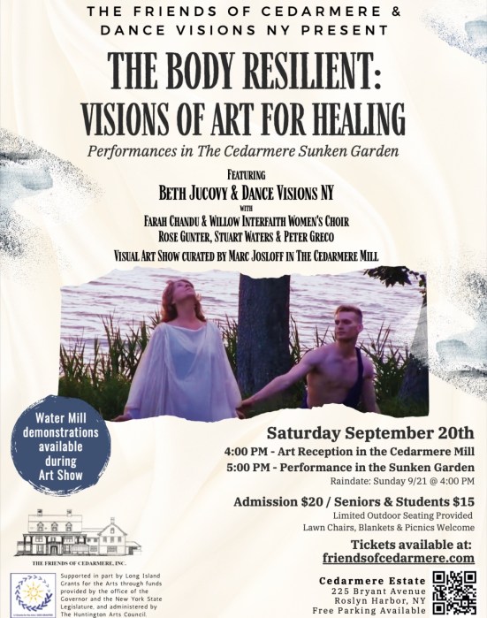 "The Body Resilient: Visions of Art for Healing" presented by Dance Visions NY.